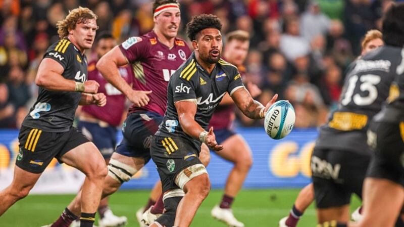 Ardie Savea, alongside Aaron Smith, has found himself hot water for post-match comments about referees.   Photograph:  Asanka Ratnayake/Getty Images