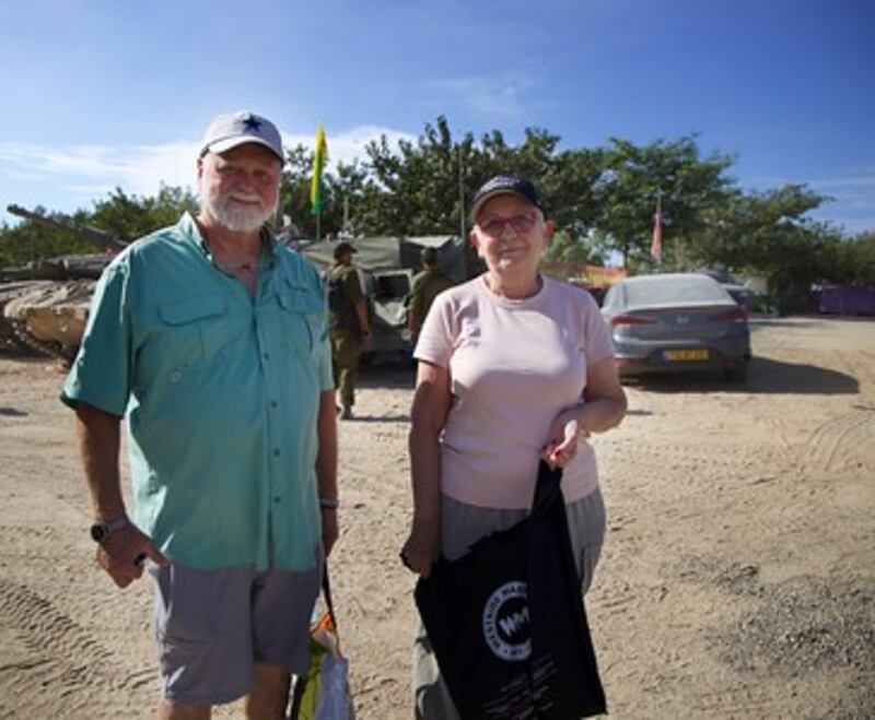 Dvora and Amir Rozkin. Photograph: Hannah McCarthy