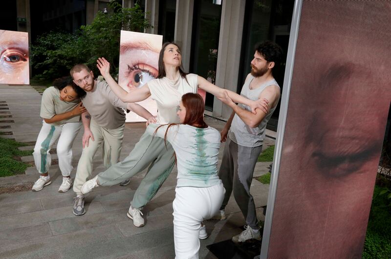 Dancers Ghaliah Conroy, Marion Cronin, Michael McEvoy, Amir Sabra, Emily Terndrup. Photograph: Mark Stedman