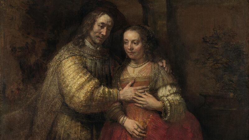Rembrandt's Isaac and Rebecca, known as The Jewish Bride, around 1665. Photograph: The Rijksmuseum, Amsterdam