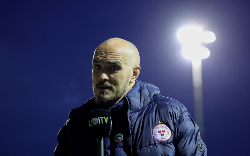 Shelbourne manager Joey O'Brien. Photograph: Bryan Keane/Inpho