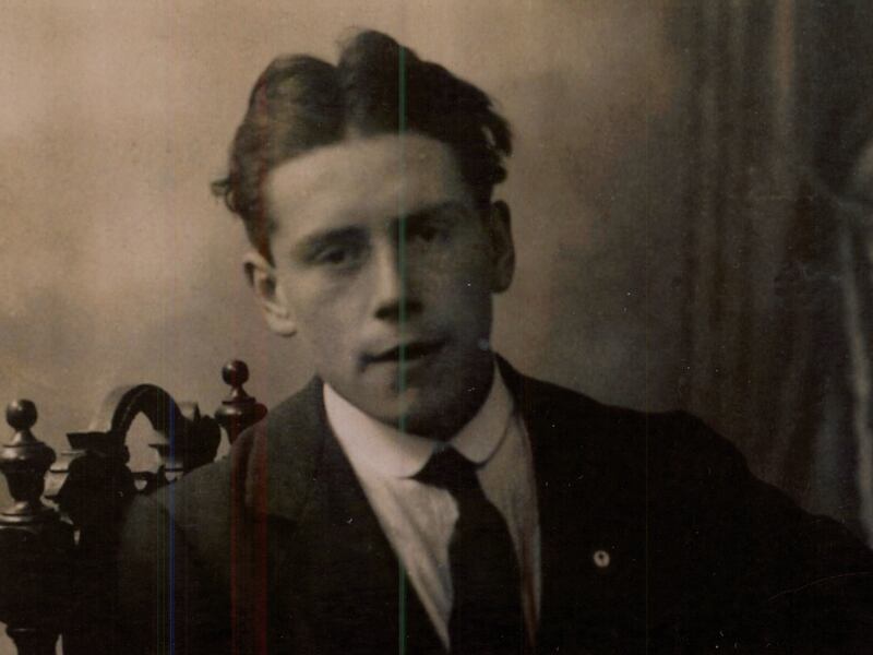 Devin Griffin's great-granduncle Patrick Weafer who fought in the EAster Rising. Photograph: BBC