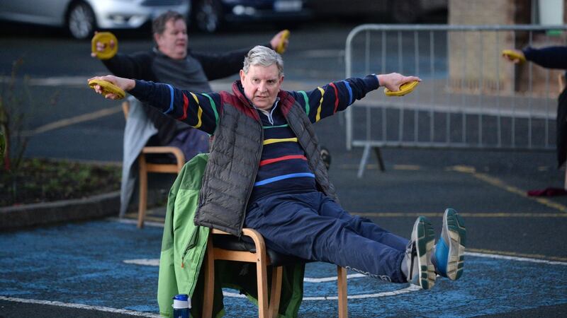 Ciarán Newman from Malahide  has not missed his twice-weekly sessions since his referrral. Photograph: Dara Mac Dónaill