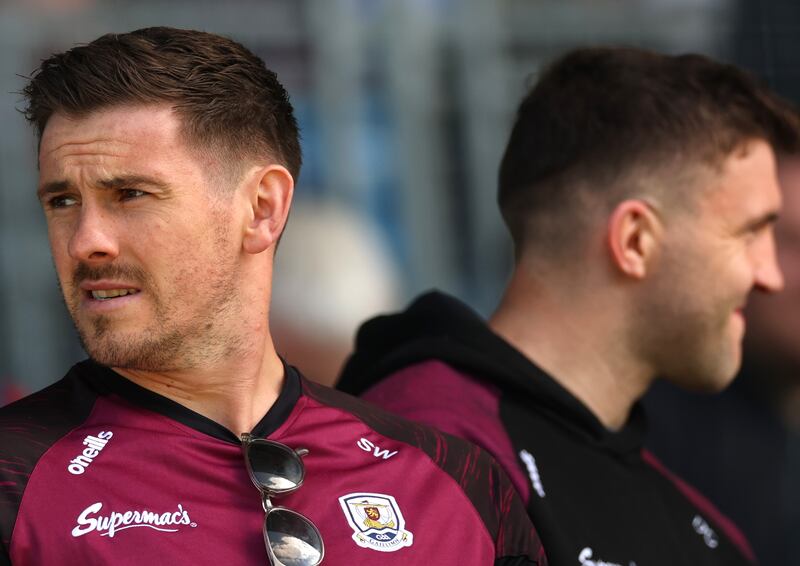Shane Walsh and Damien Comer are key to Galway's chances of success this season. Photograph: James Crombie/INPHO