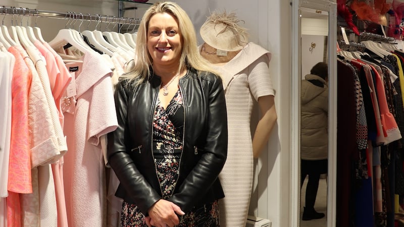 Oonagh Croke at the Bella Donna Boutique, Clonakilty: ‘Some people are still very nervous.’ Photograph: David Forsythe