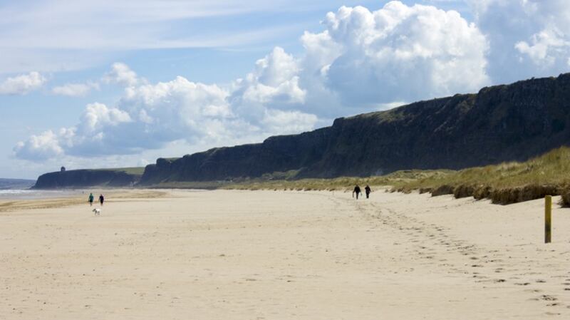Benone Strand has been a  Blue Flag beach for 30 years.