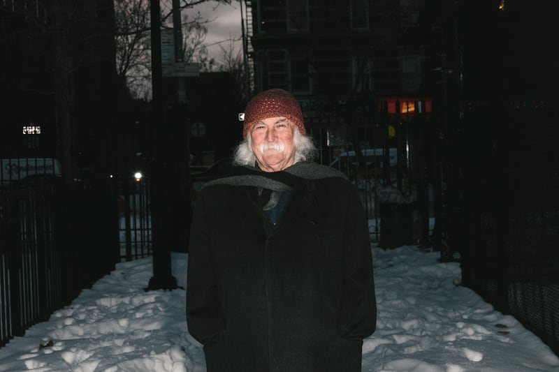 Adopting a more appreciative tone, Crosby looked back at his life with wonder in his second memoir. Photograph: Rebecca Smeyne/The New York Times