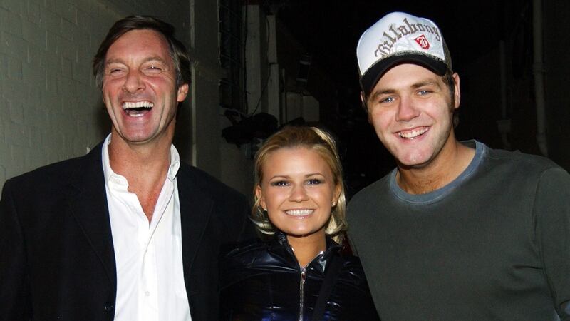 Queen of the Jungle Kerry McFadden attends a welcome home party in Lillies Bordello with her husband Bryan and Lord Brocket in February, 2004. Photograph:  ShowBiz Ireland/Getty Images