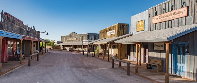 Tombstone Monument Guest Ranch. Photograph: Roger Toll