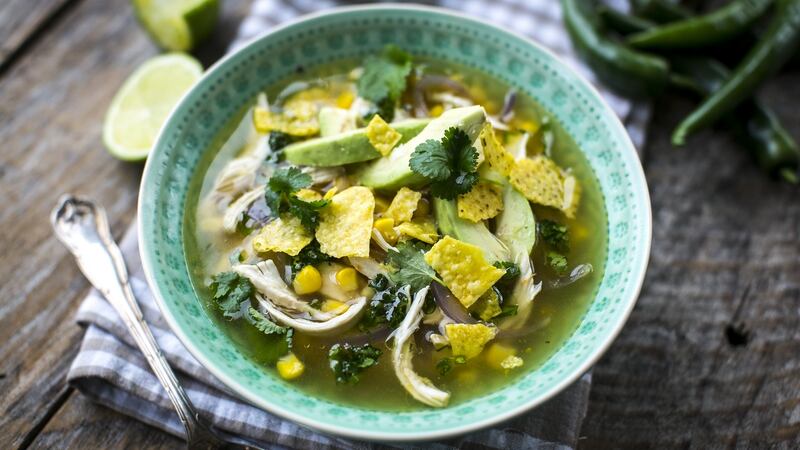 Mexican style chicken and  sweetcorn stew