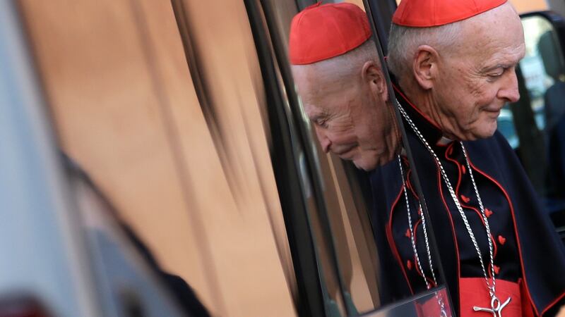 Theodore McCarrick photographed as a cardinal before he resigned after a US church investigation determined that an accusation he had sexually abused a minor was credible.  Photograph: Max Rossi/Reuters