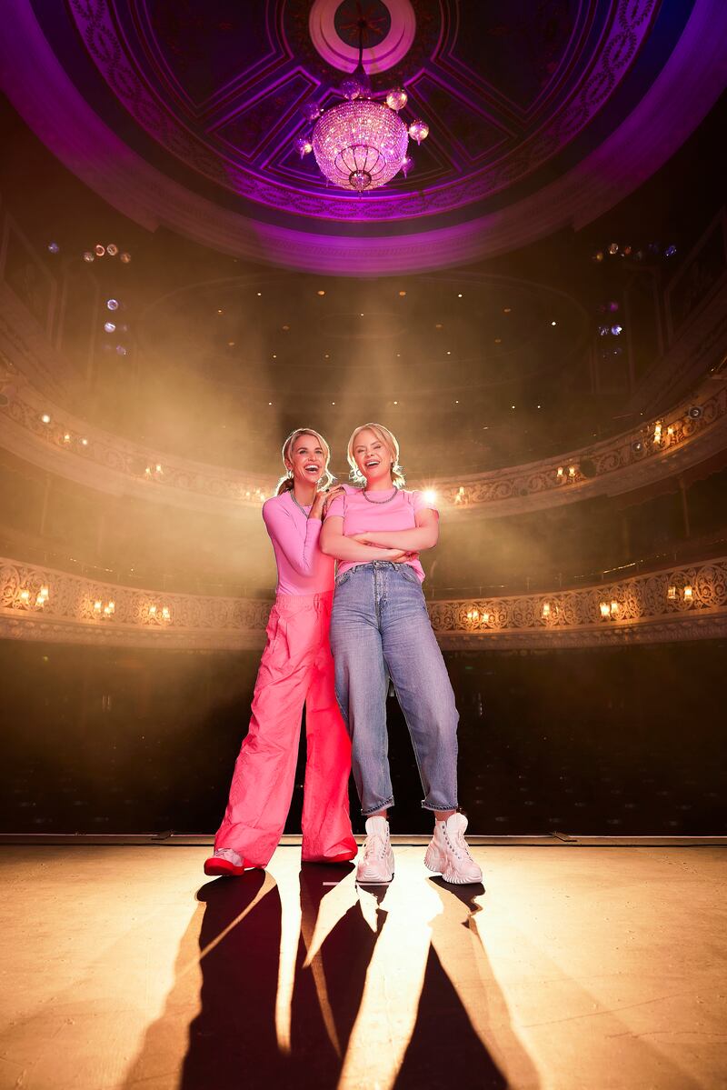 Vogue Williams and Joanne McNally. Photograph: Evan Doherty