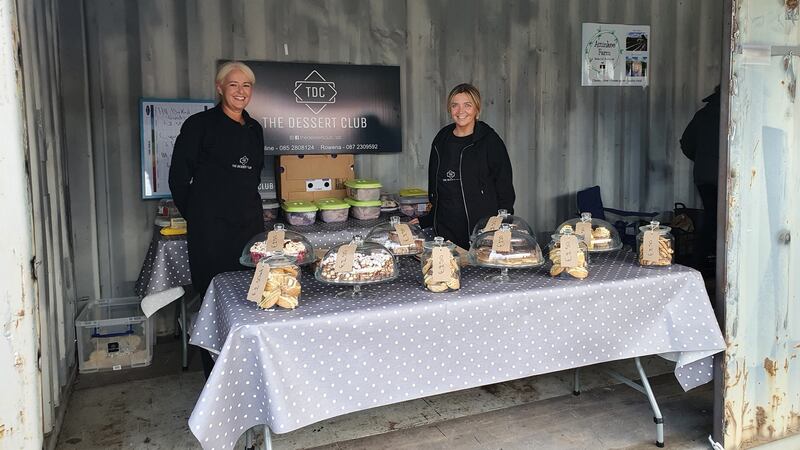 Rowena Forde (left) and Caroline Kavanagh of The Dessert Club
