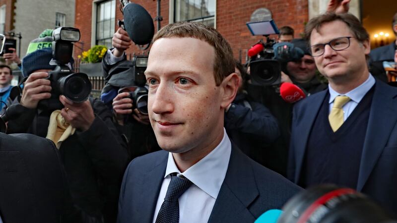Facebook CEO Mark Zuckerberg in Dublin Photograph: Niall Carson/PA Wire