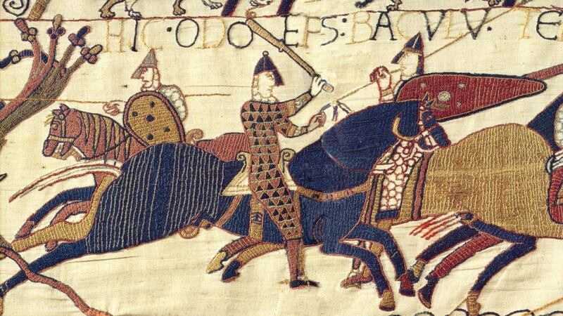 A section of the Bayeux Tapestry