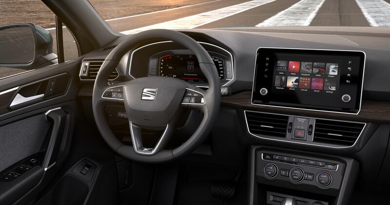 Infotainment: The central eight-inch infotainment display floats, which minimises intrusion into the cabin and places it closer to the driver’s eye line