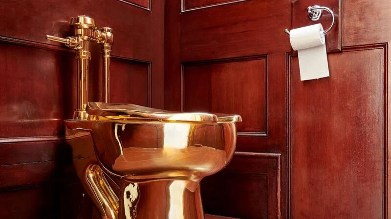 The Golden Toilet Heist 
Photo: Blenheim Palace/BBC