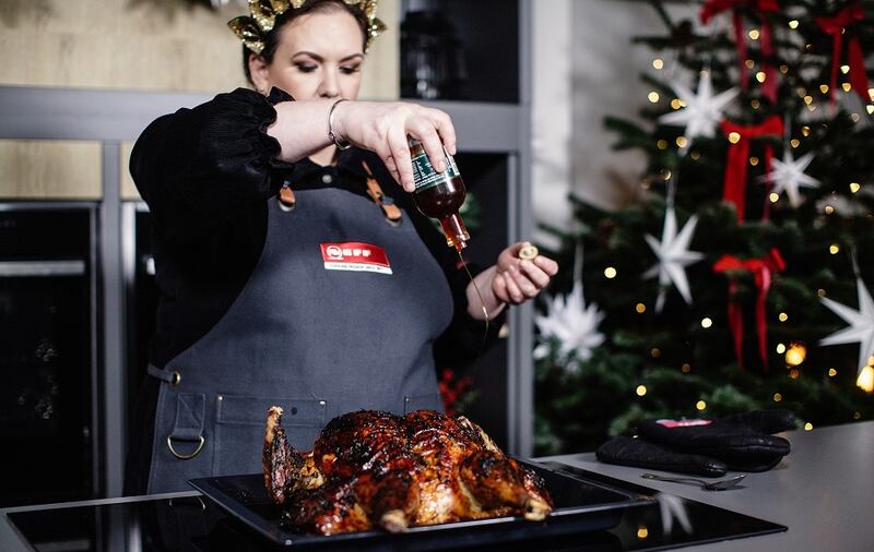 Jess Murphy glazes her turkey with apple syrup: 'I just think the apple syrup is so easy. It’s there. It’s in a bottle’