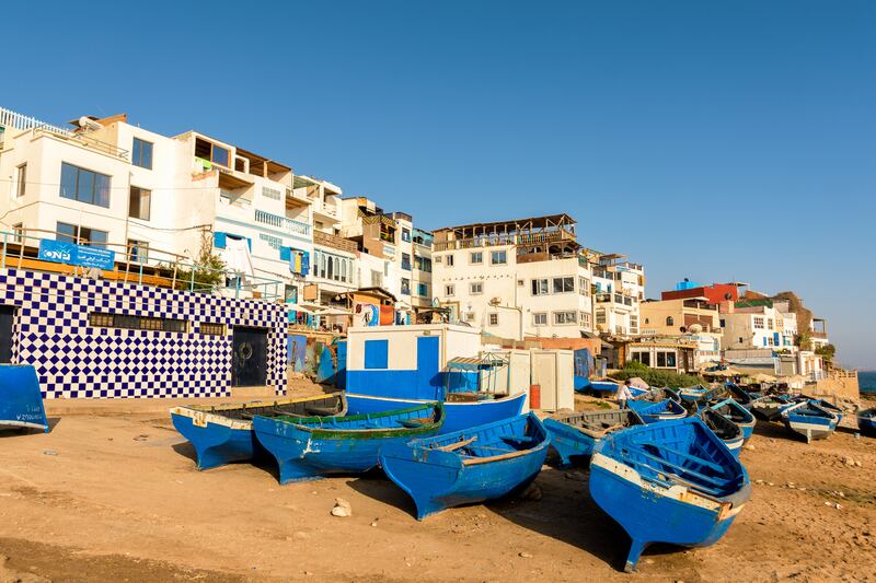 Taghazout Village in Morocco. Photograph: Lukasz Puch/Getty/iStock