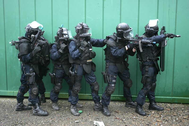 Army Ranger Wing in 2010 demonstrating skills and equipment at the Curragh Camp to mark the 30th anniversary of its establishment. Photograph: Alan Betson