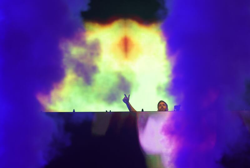 Electric Picnic Calvin Harris headline the Main Stage on day 2. Photograph: Alan Betson 
