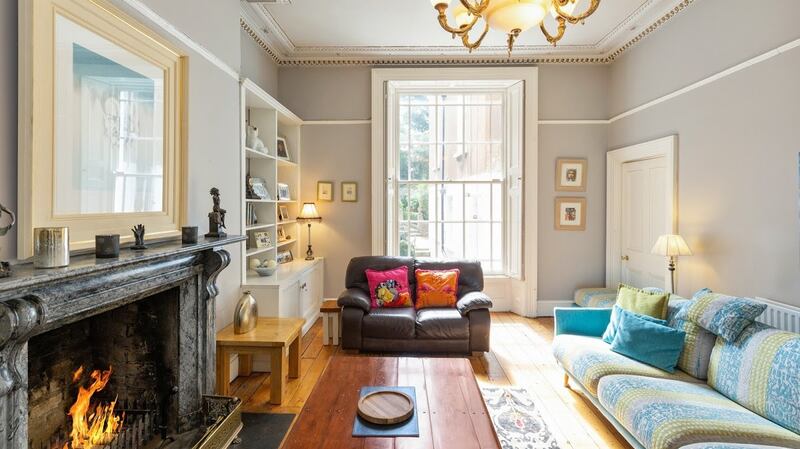 Hall-floor rear reception room