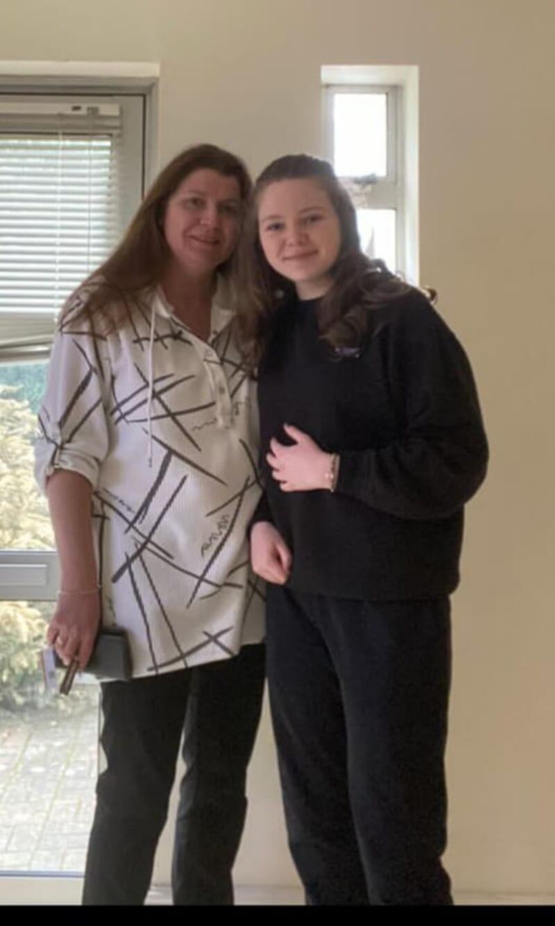 Zoe Breen (17) and her mother Michelle Bennett