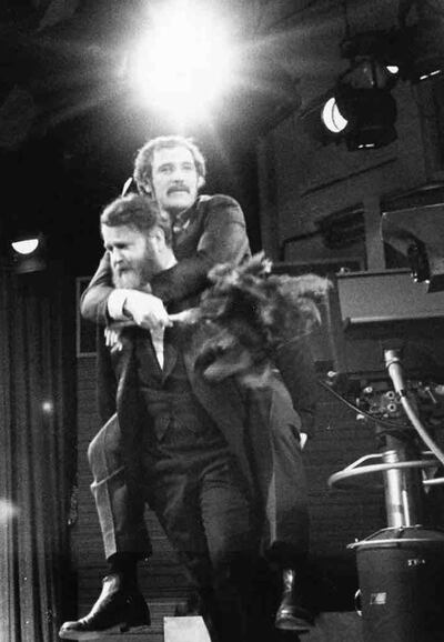 Malachy McCourt and Richard Harris on The Merv Griffin Show in 1966