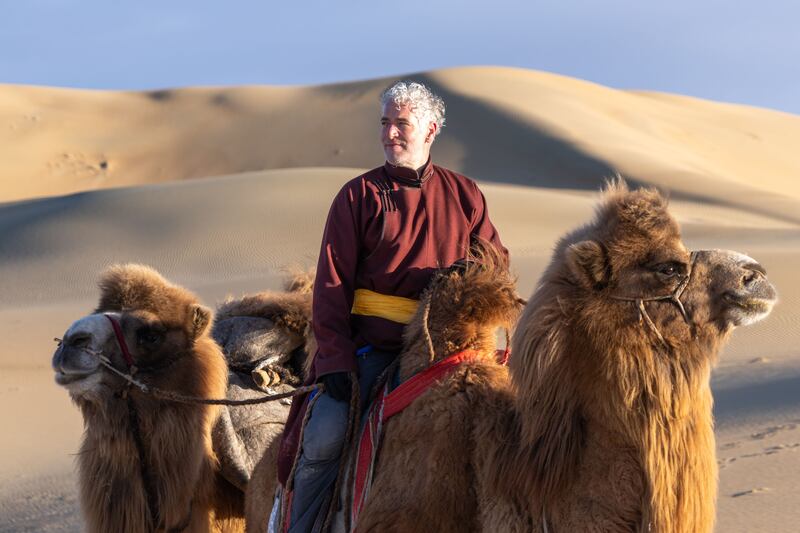 My Epic Camel Adventure with Gordon Buchanan. Photograph: Jack Warrender/Hello Halo productions/BBC 