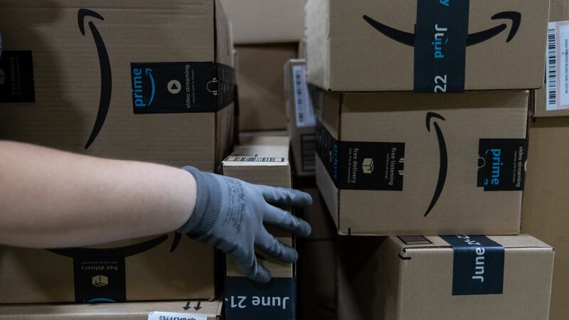 The new Baldonnell centre will allow Amazon to bypass the UK and avoid any delays or extra charges due to Brexit rules. It will also handle deliveries for Northern Ireland.   Photograph: Rachel Jessen/Bloomberg