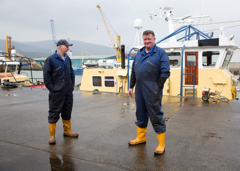 Richard Hennings and Michael Curran. Photograph: George Torode