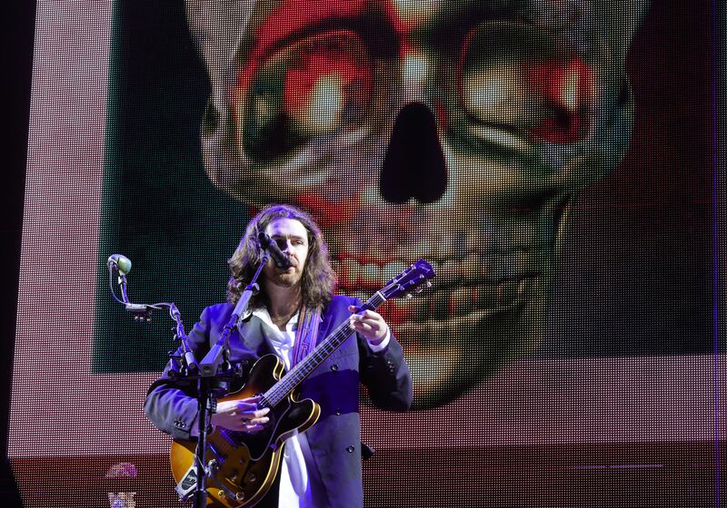Hozier on the Main Stage at Electric Picnic on Friday. Photograph: Alan Betson