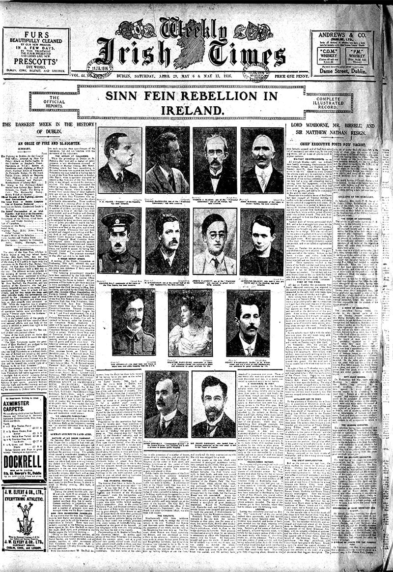 April 27, 1916 - Easter Rising