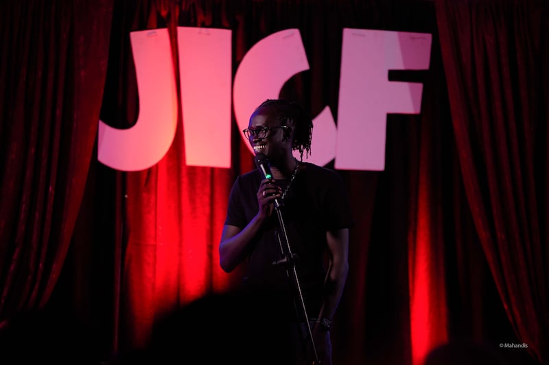 South Sudanese comedian Akau Jambo sees comedy as a way to bridge the gap between people abroad and his home country. Photograph: Mahandis