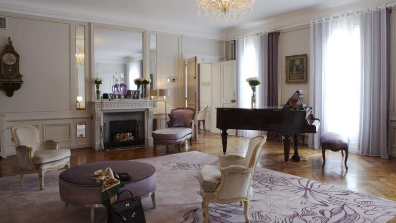 Marlene Dietrich suite at The Lancaster in Paris