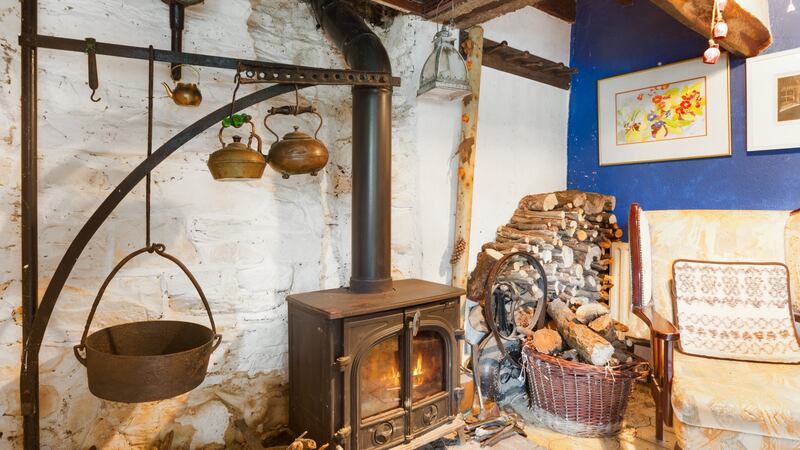 fireside, Aughrim cottage