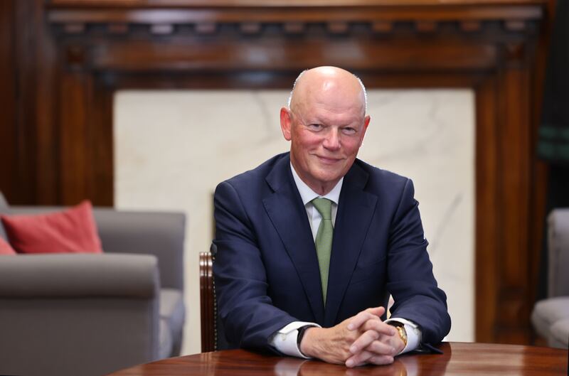 Chief Justice Donal O’Donnell: The Fourt Courts ceremony 'begins a new tradition in a country with no established church'.  Photograph: Dara Mac Dónaill







