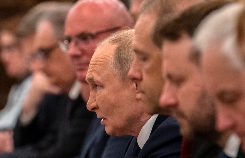 Mr Putin's visit to China includes attending a military parade in Beijing to celebrate the 80th anniversary of the end of the Second World War. Photograph: Kevin Frayer/ Getty Images