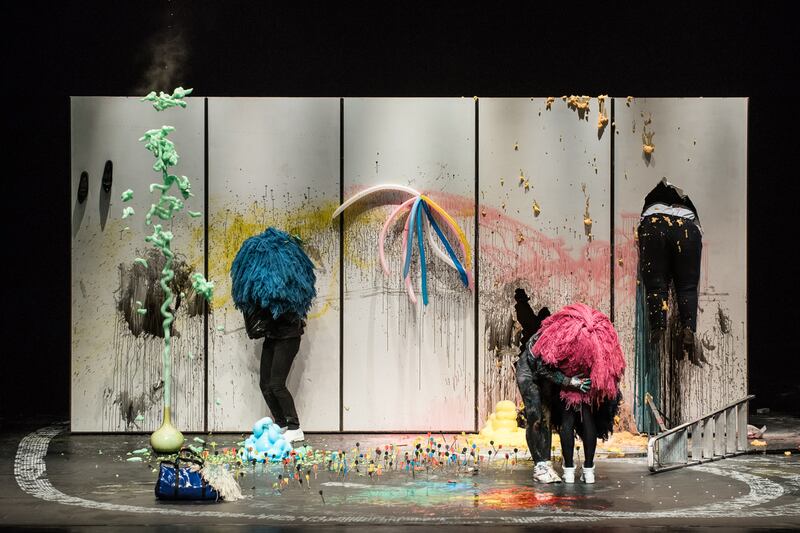 Miet Warlop's Mystery Magnet. Photograph: Jose Caldeira