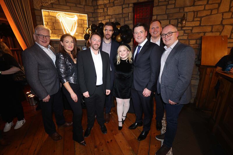 Members of the VFI, a Diageo team and local Louth Senator Erin McGreehan celebrate 50 years since the launch of the association along with actress Nicola Coughlan