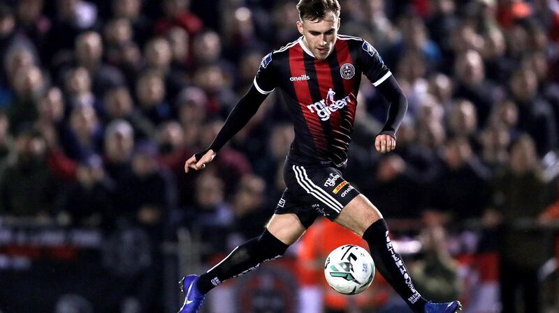 Bohemians had online casino Mr Green as their sponsor since 2014 before the  association was discontinued last November. Photo: Laszlo Geczo/Inpho