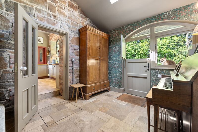 Some walls have new William Morris wall coverings