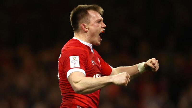 Nick Tompkins could start at centre for Wales in Dublin. Photograph: Michael Steele/Getty