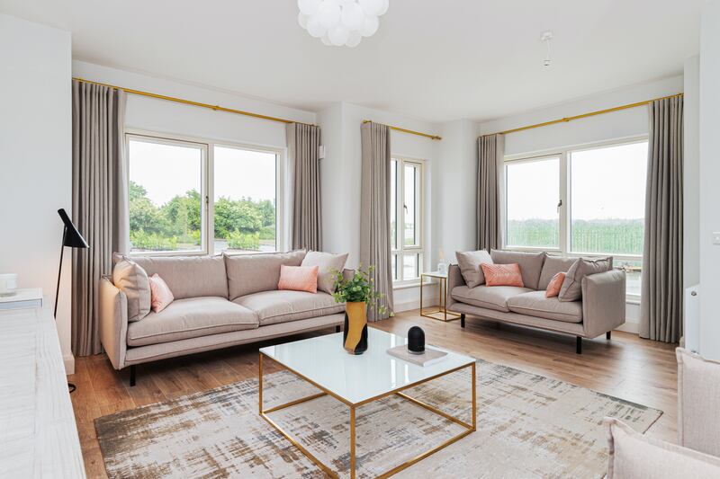 Living area of the three-bed end-terrace.