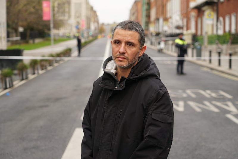 Brazilian Deliveroo rider Caio Benicio intervened in the stabbing on Dublin's Parnell Street. Photograph: Enda O'Dowd