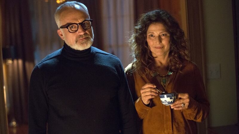 Bradley Whitford and Catherine Keener as Dean and Missy Armitage in Get Out. Photograph: Universal Pictures