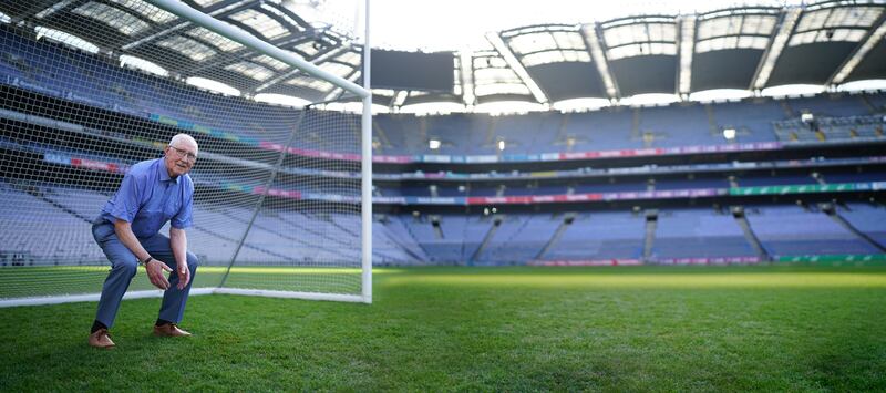Paddy the Legend: Paddy Cullen, GAA goalkeeper of the famous Dublin county football squad of the 1970s. A great talker. Photograph: Ross O'Callaghan