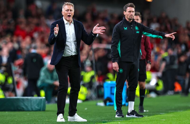 Ireland manager Heimir Hallgrímsson. Photograph: Laszlo Geczo/Inpho