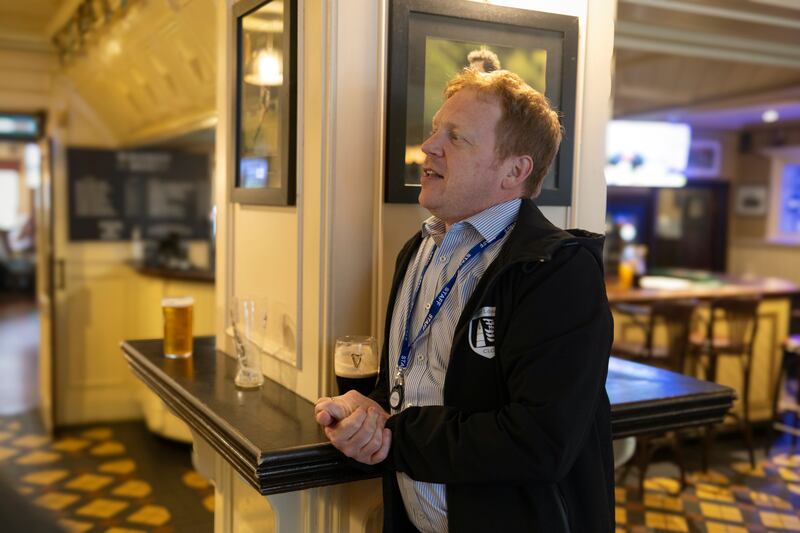 Paul Martin at Smyth’s pub. Photograph: Chris Maddaloni