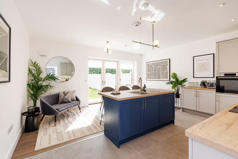 Kitchen and living area